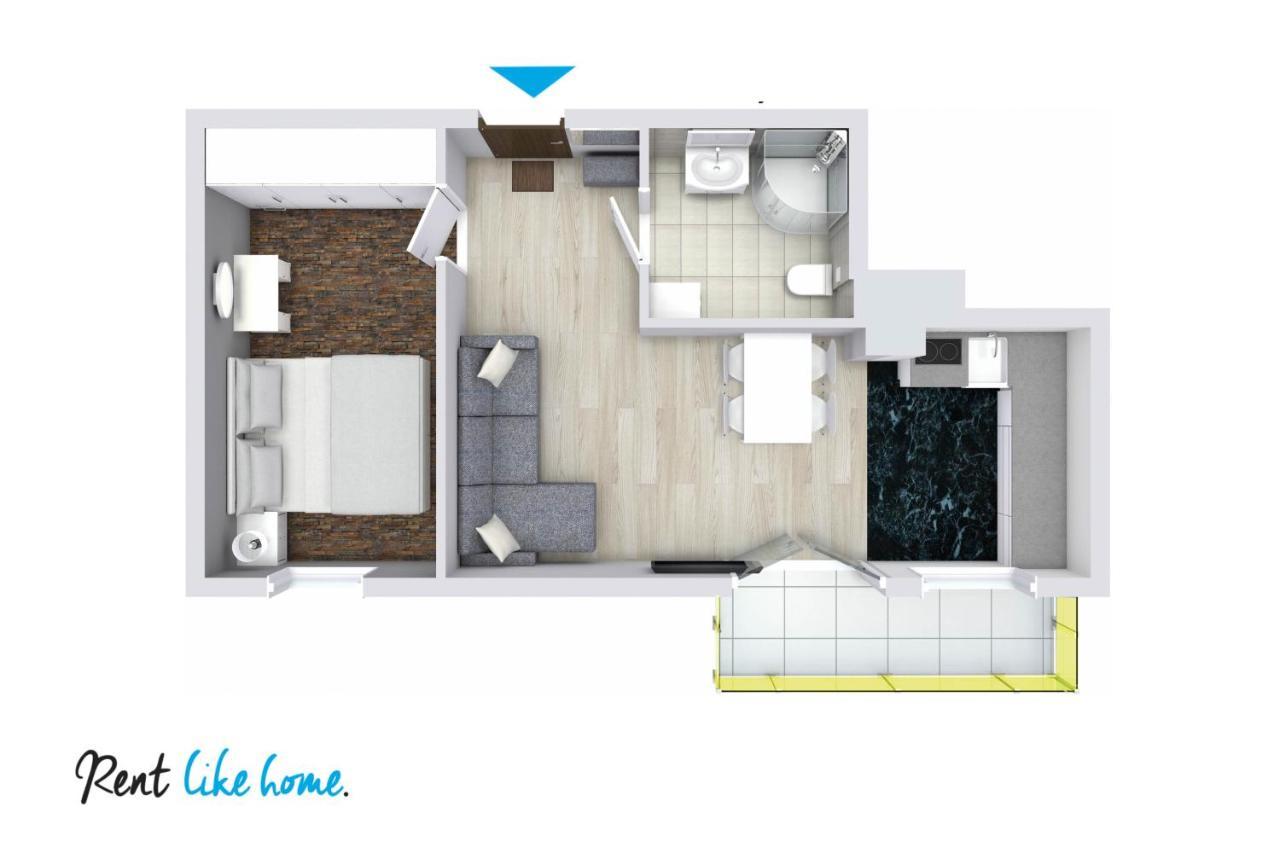 Kolorowe Balkony - Sloneczny Apartament W Miedzyzdrojach By Noclegi Renters Miedzyzdroje Dış mekan fotoğraf